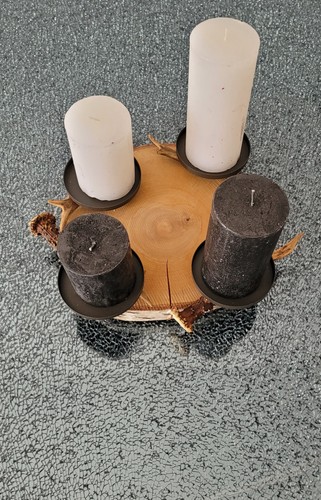 Adventskranz kerzenständer - adventskranz, /