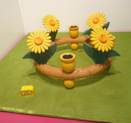 Holzkranz kerzenhalter - holzkranz,