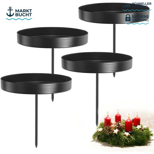 Kerzenhalter adventskranz 4er - adventskranz,
