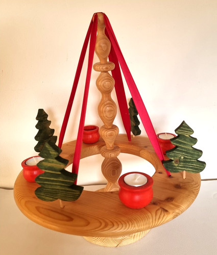 Großer holz adventskranz - großer, holz-adventskranz