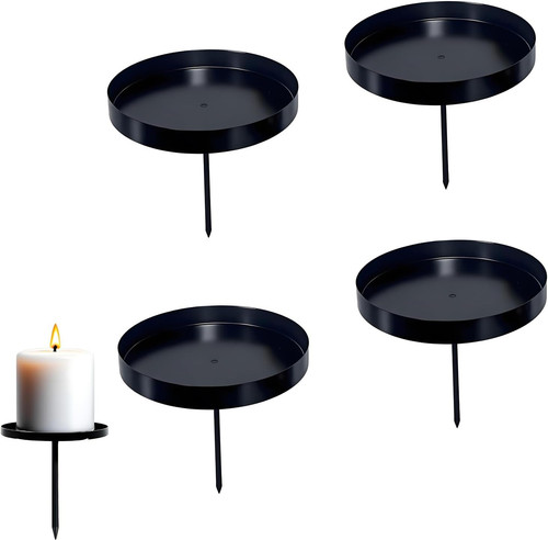 Kerzenhalter adventskranz set - adventskranz,