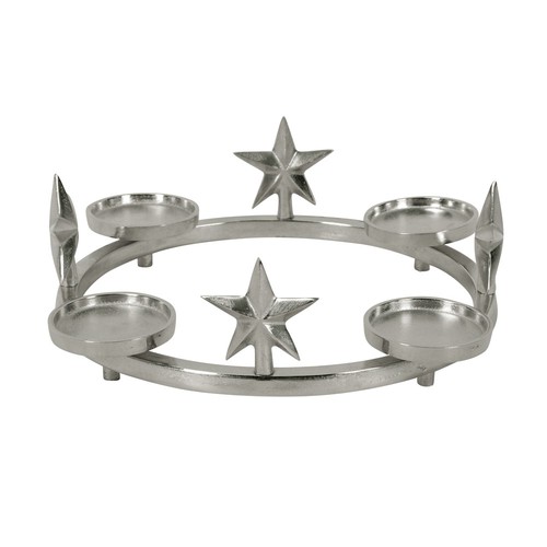 Kerzenhalter kranz silber - kerzenhalter,