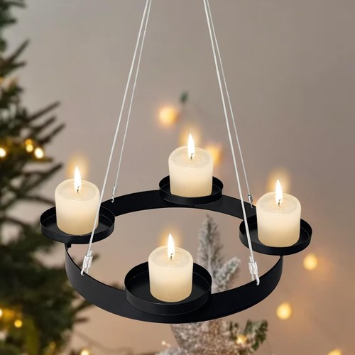 Adventskranz metall 30cm - metall,