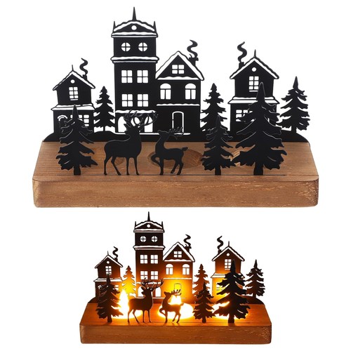 Adventskranz holz kerzenhalter - adventskranz,