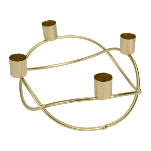 Kerzenständer gold metall - kerzenständer,