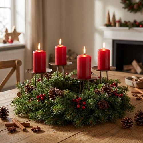 Kerzenhalter für adventskranz - kerzenhalter,