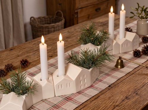 Adventskranz gegossen