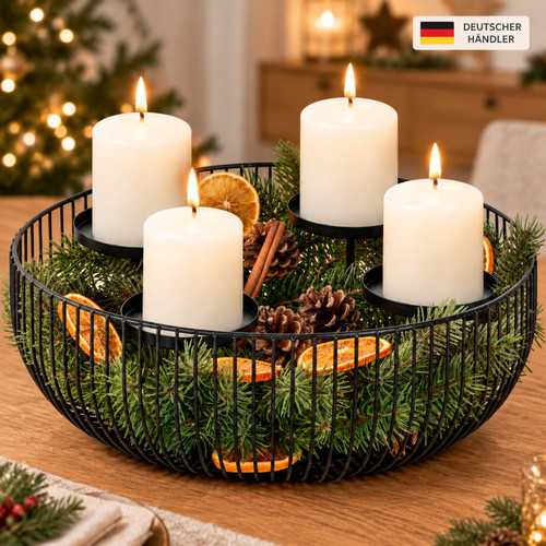 Kerzenhalter adventskranz - kerzenhalter,
