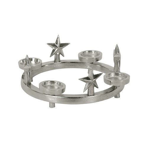 Kerzenhalter kranz silber - kranz,