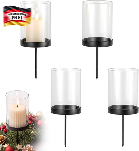 Adventskranz kerzenhalter set - kerzenhalter,