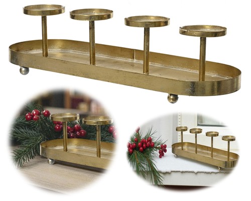 Kerzenhalter eisen 48cm - 48cm, 4-fach