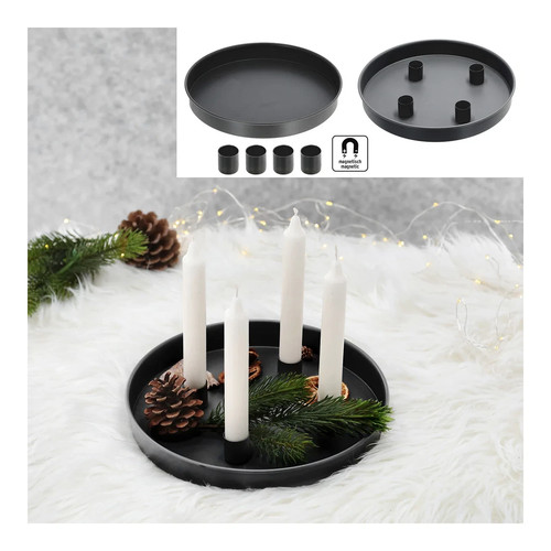 Adventskranz kerzenhalter aus - adventskranz,